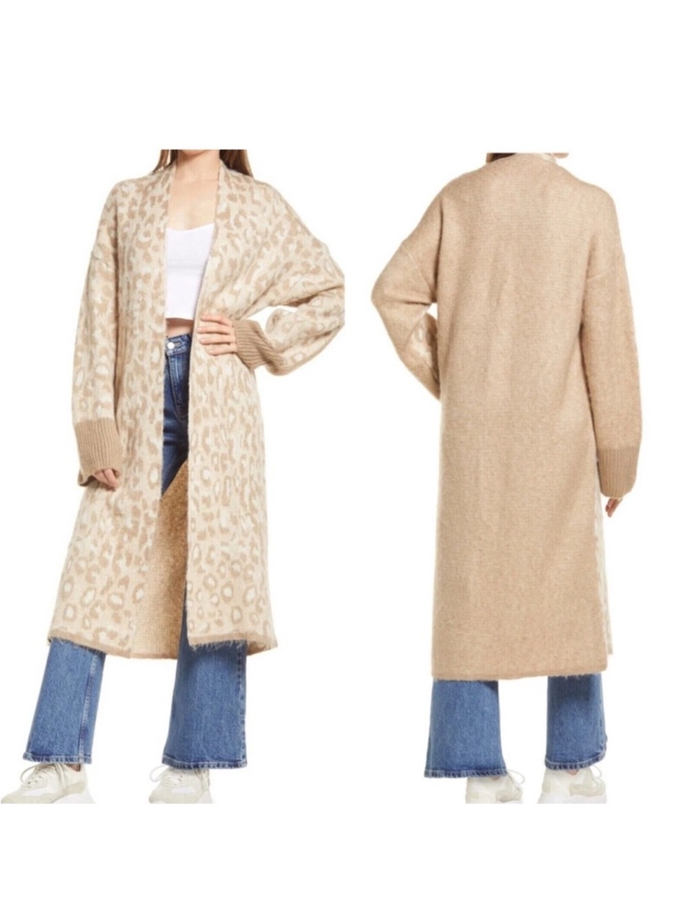 TopShop Cardigan Women’s Leopard XS